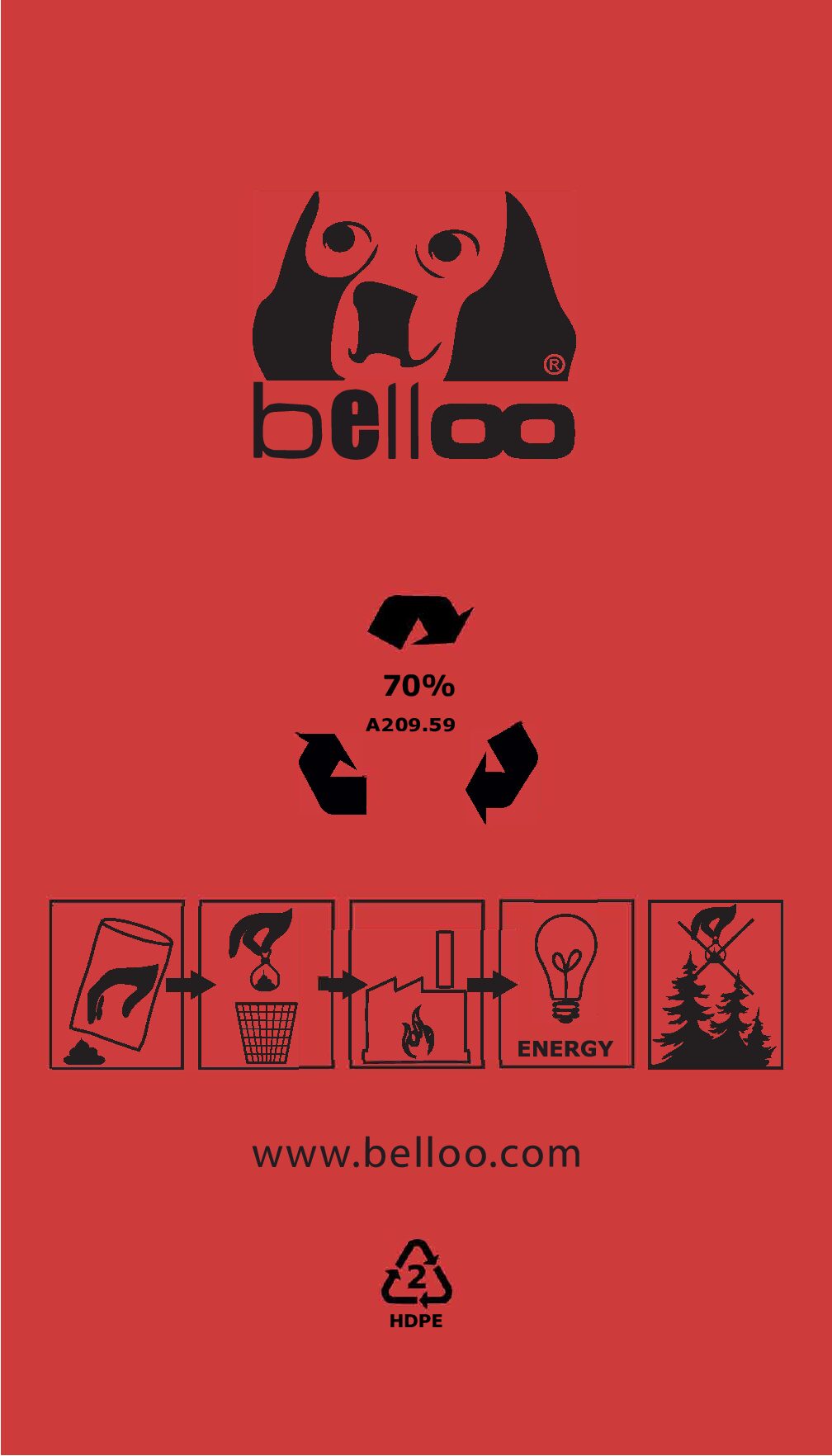 Hondenpoepzakjes Recycle 70%