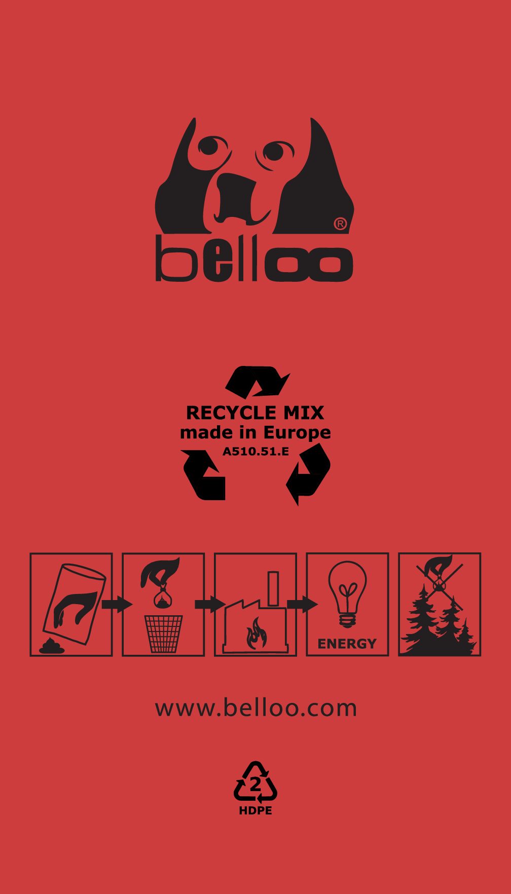 Diverse kleuren hondenpoepzakjes Recycle mix - Afbeelding 2